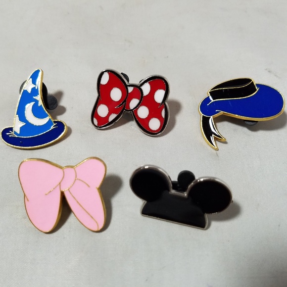 Accessories - Disney Official Trading Pins Minnie Mickey Hat Bow